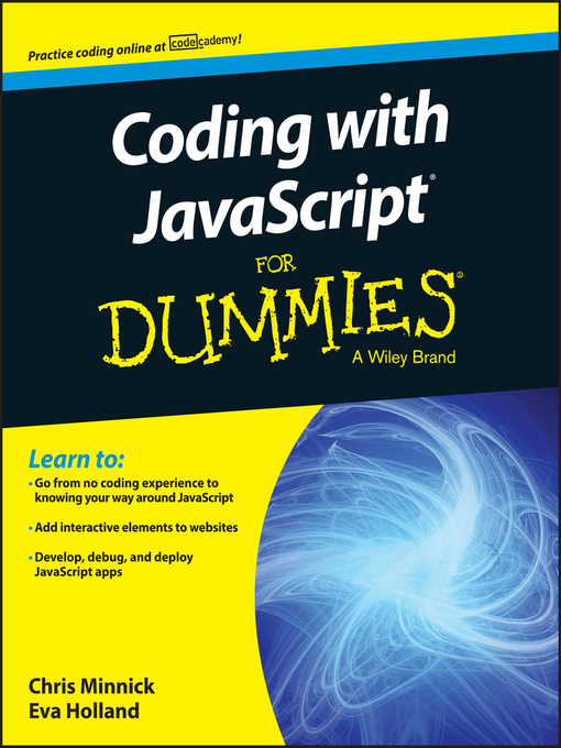 Title details for Coding with JavaScript For Dummies by Chris Minnick - Wait list